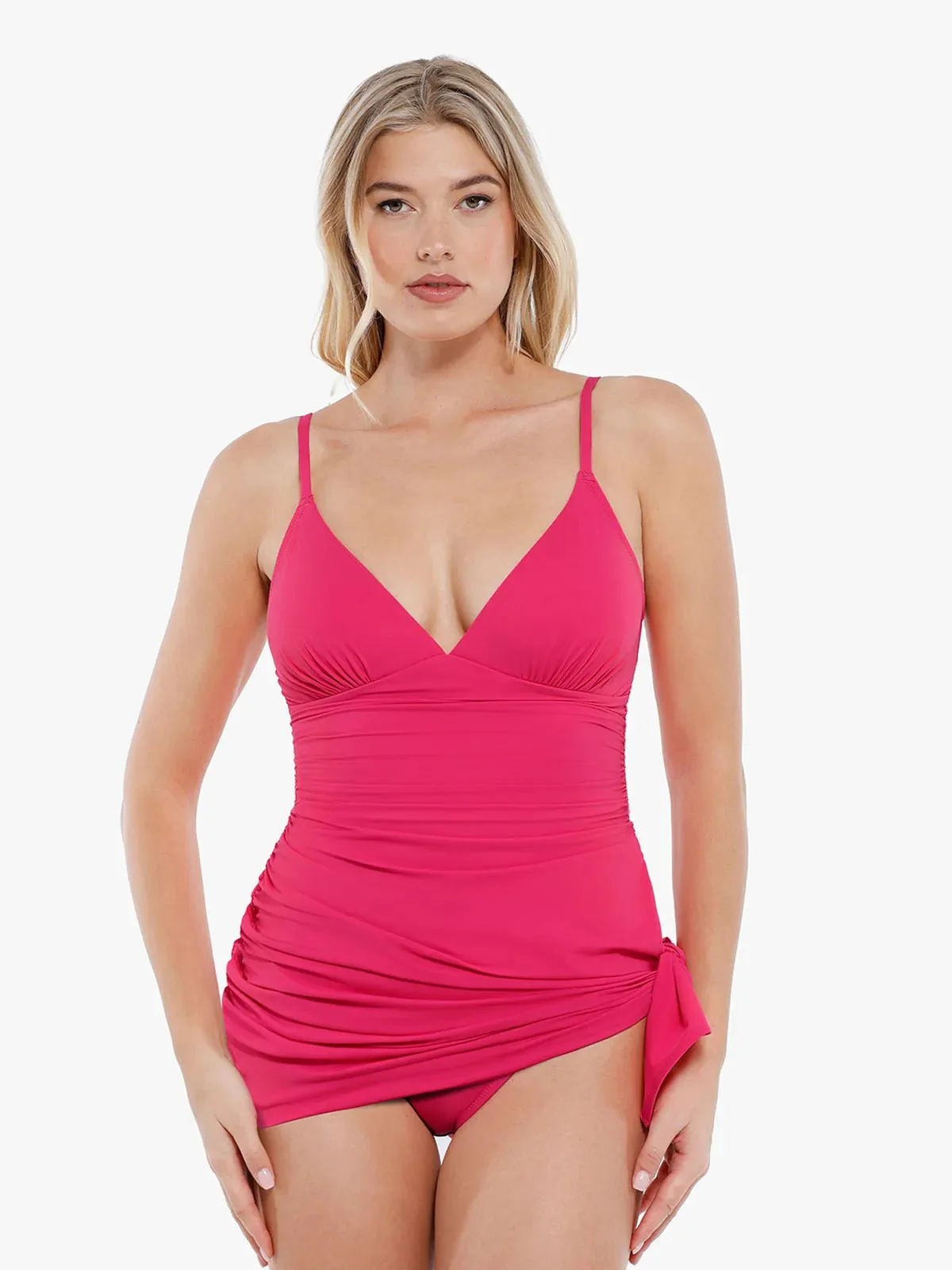 Shapewear Ruched Convertible One-Piece Swimsuit - Image 15