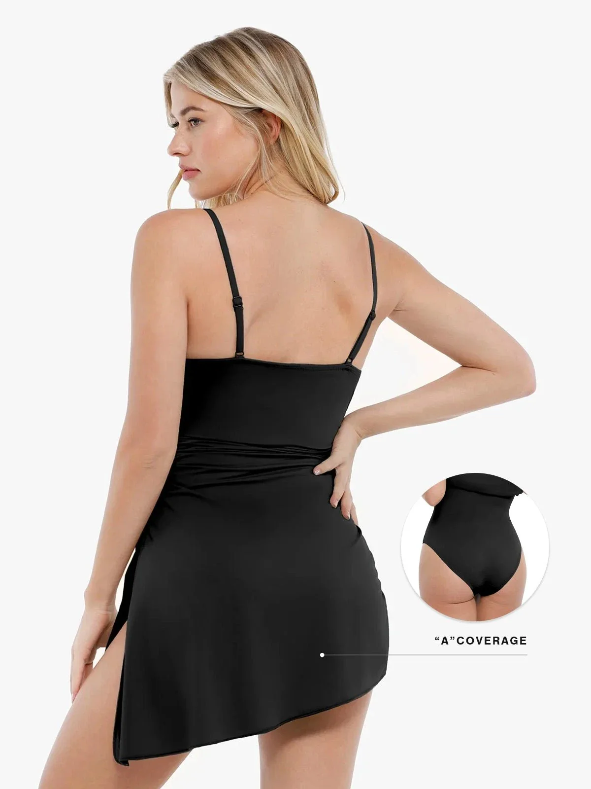 Shapewear Ruched Convertible One-Piece Swimsuit - Image 22