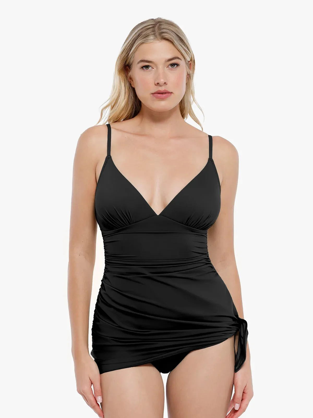 Shapewear Ruched Convertible One-Piece Swimsuit - Image 24