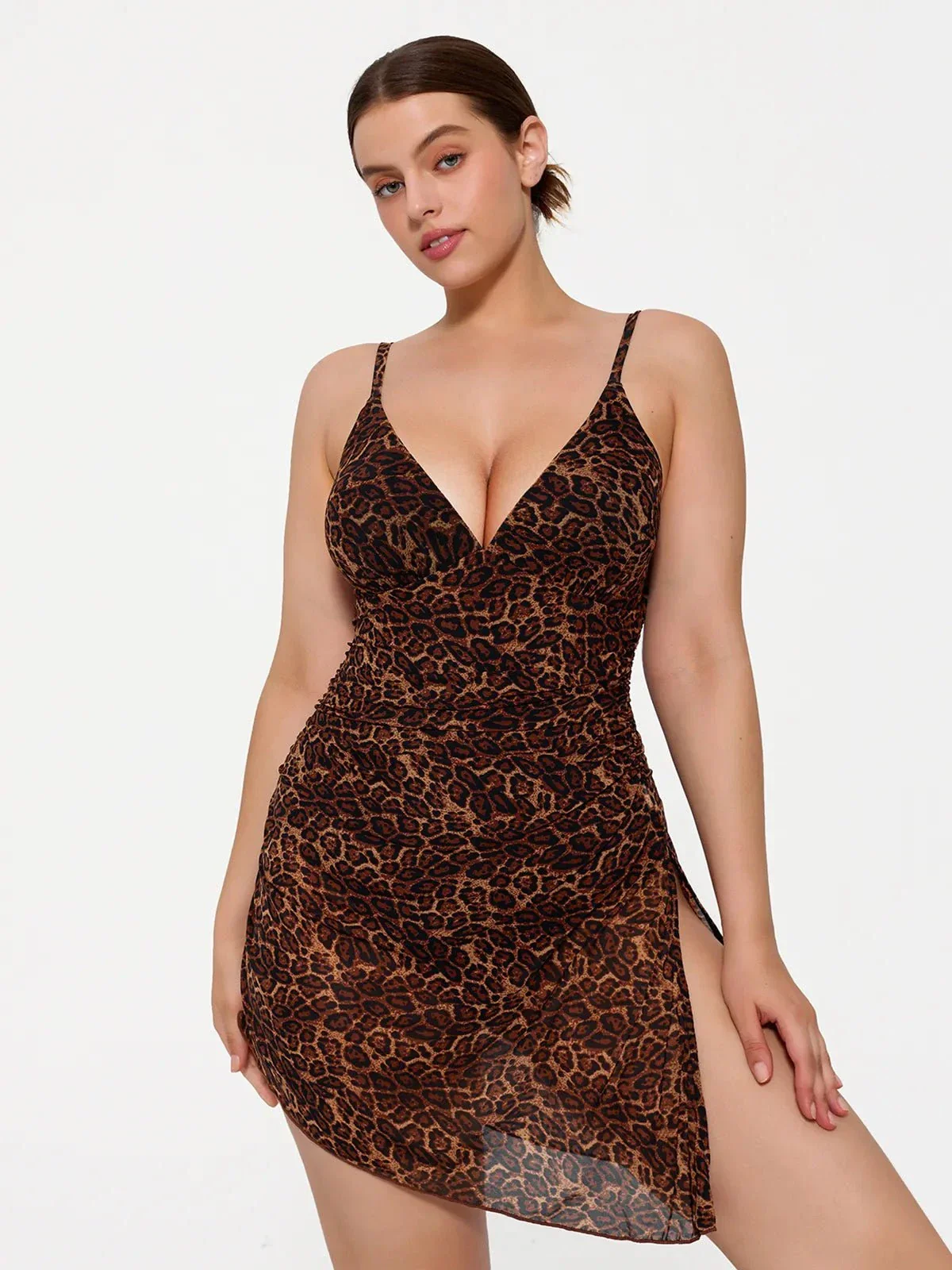Shapewear Ruched Convertible One-Piece Swimsuit - Image 33
