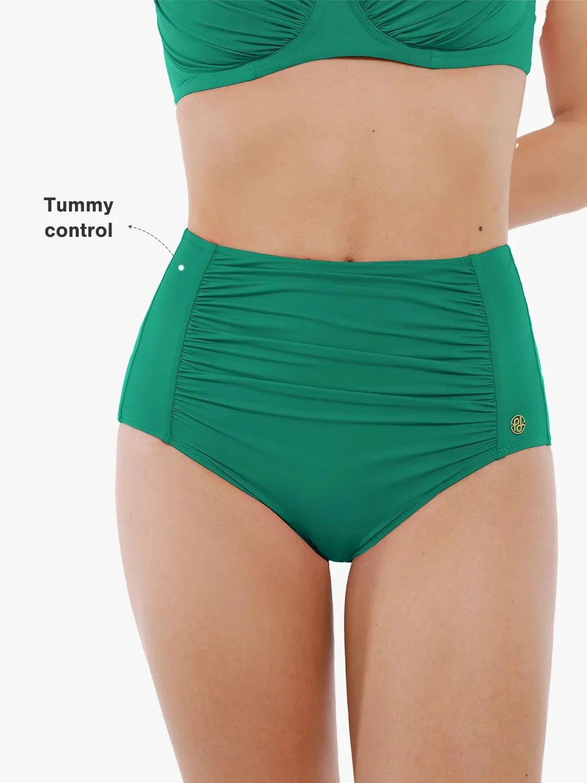 Shapewear Ruched Tummy Control Bikini Brief - Image 10