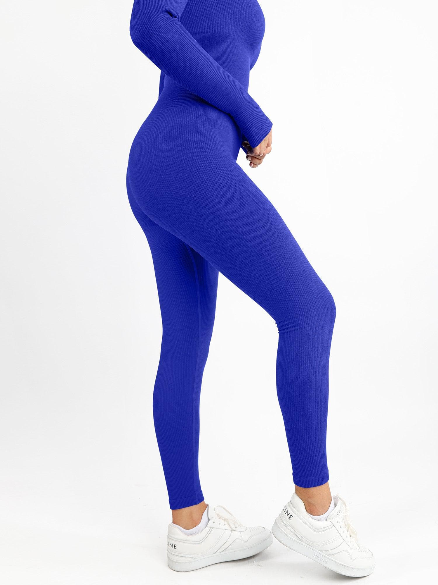 Shapewear Seamless Long Sleeve & Square Neck Sleeveless Jumpsuits - Image 21