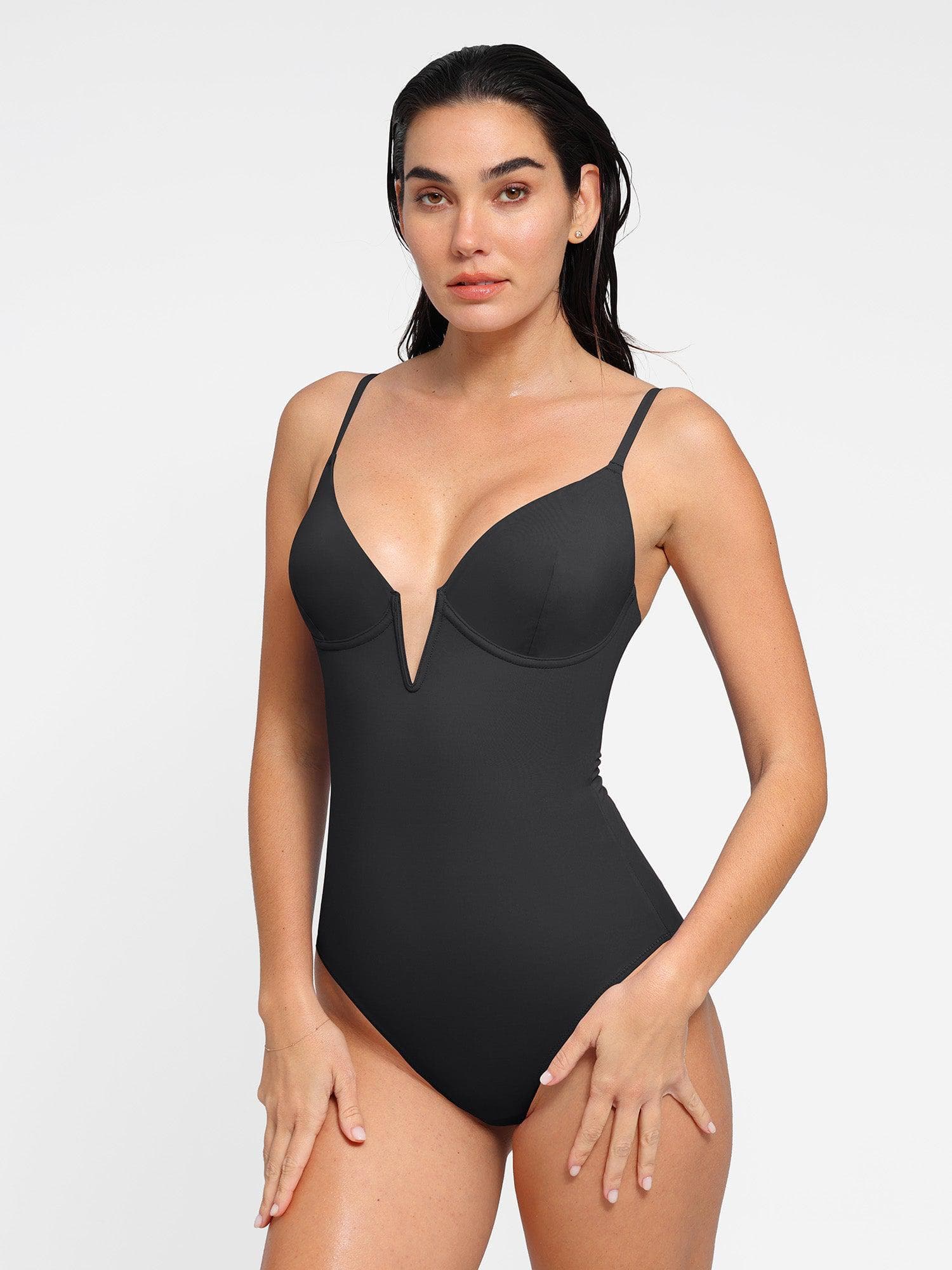 Shapewear Slimming One-Piece Swimsuit Mesh Coverup Set - Image 27