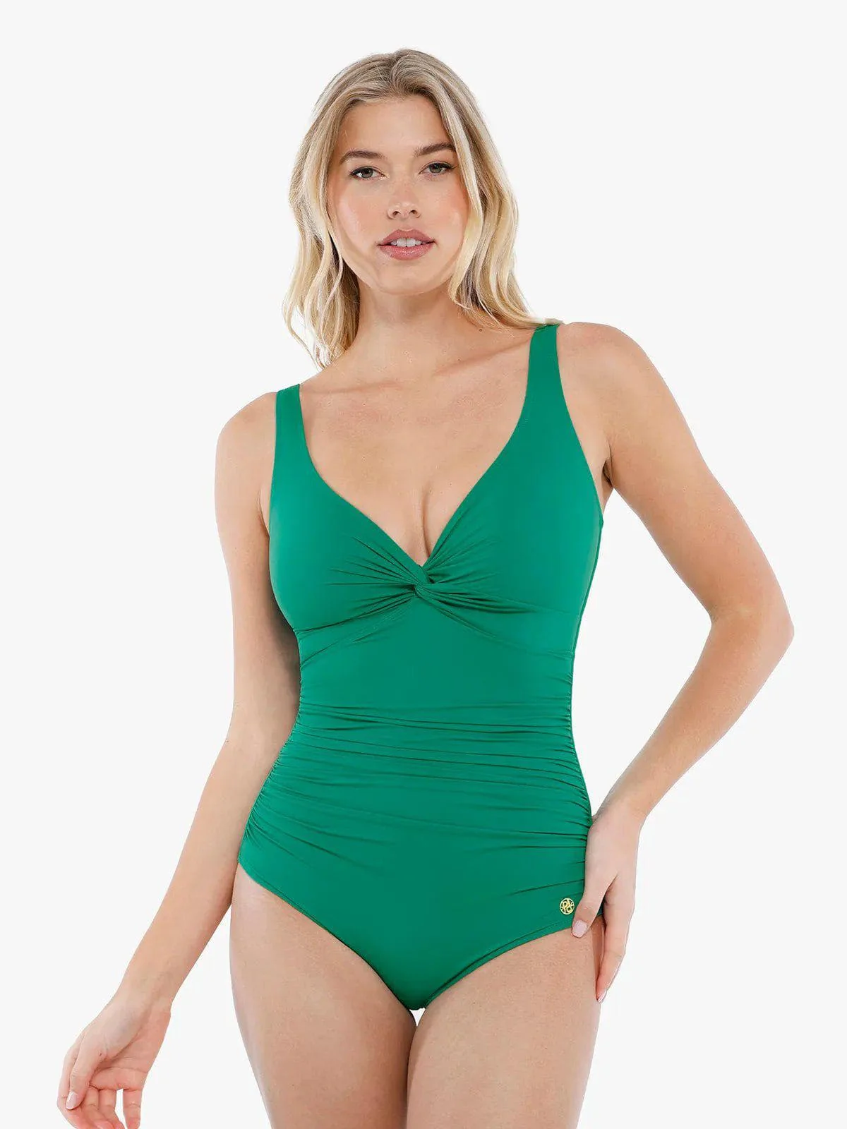 Shapewear Solid Sculpting One-Piece Swimsuit - Image 31