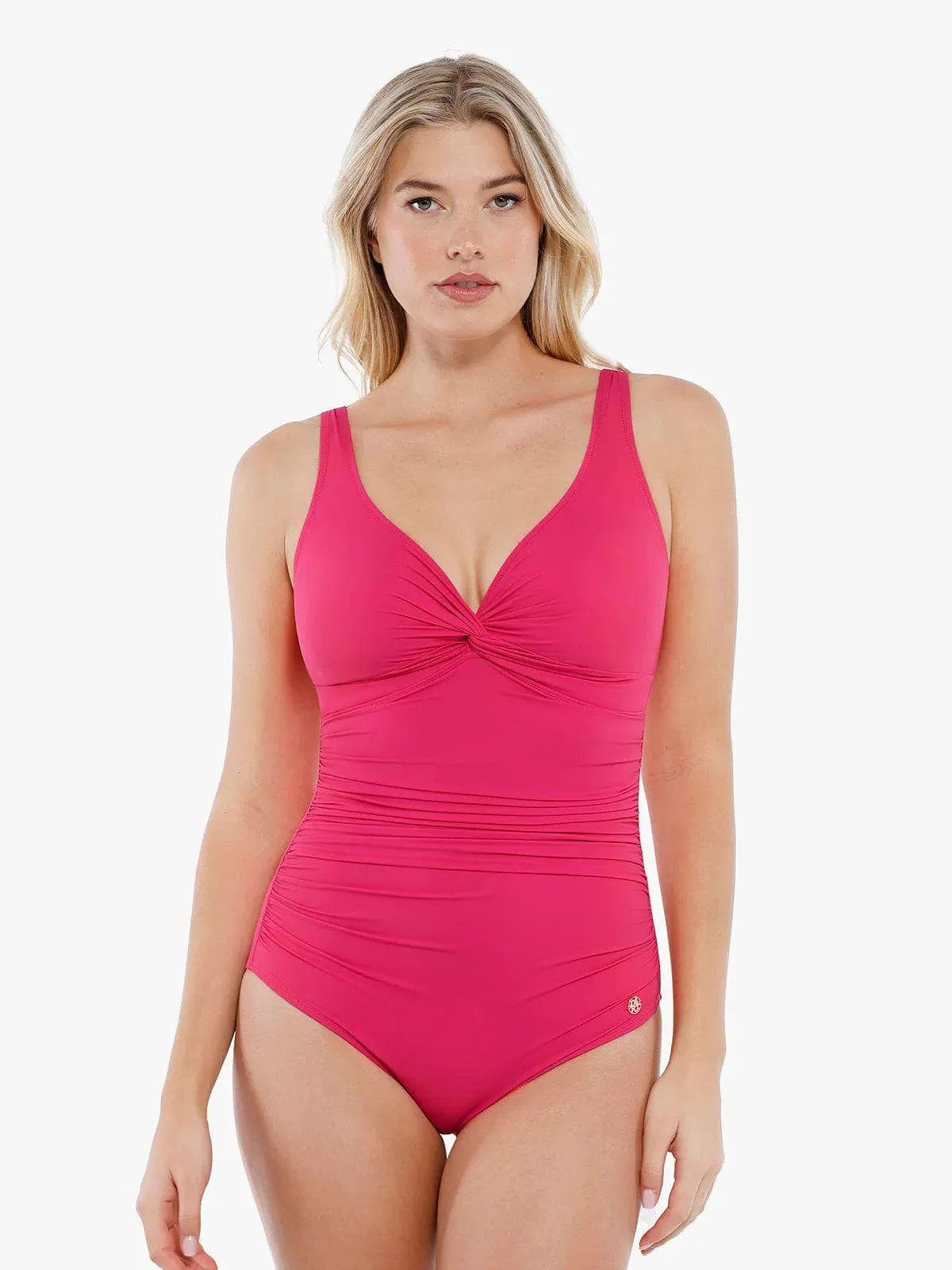 Shapewear Solid Sculpting One-Piece Swimsuit - Image 41