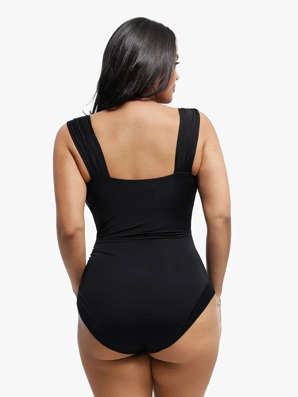 Shapewear Sweet-Heart Neckline Cap Sleeve Bodysuit - Image 15
