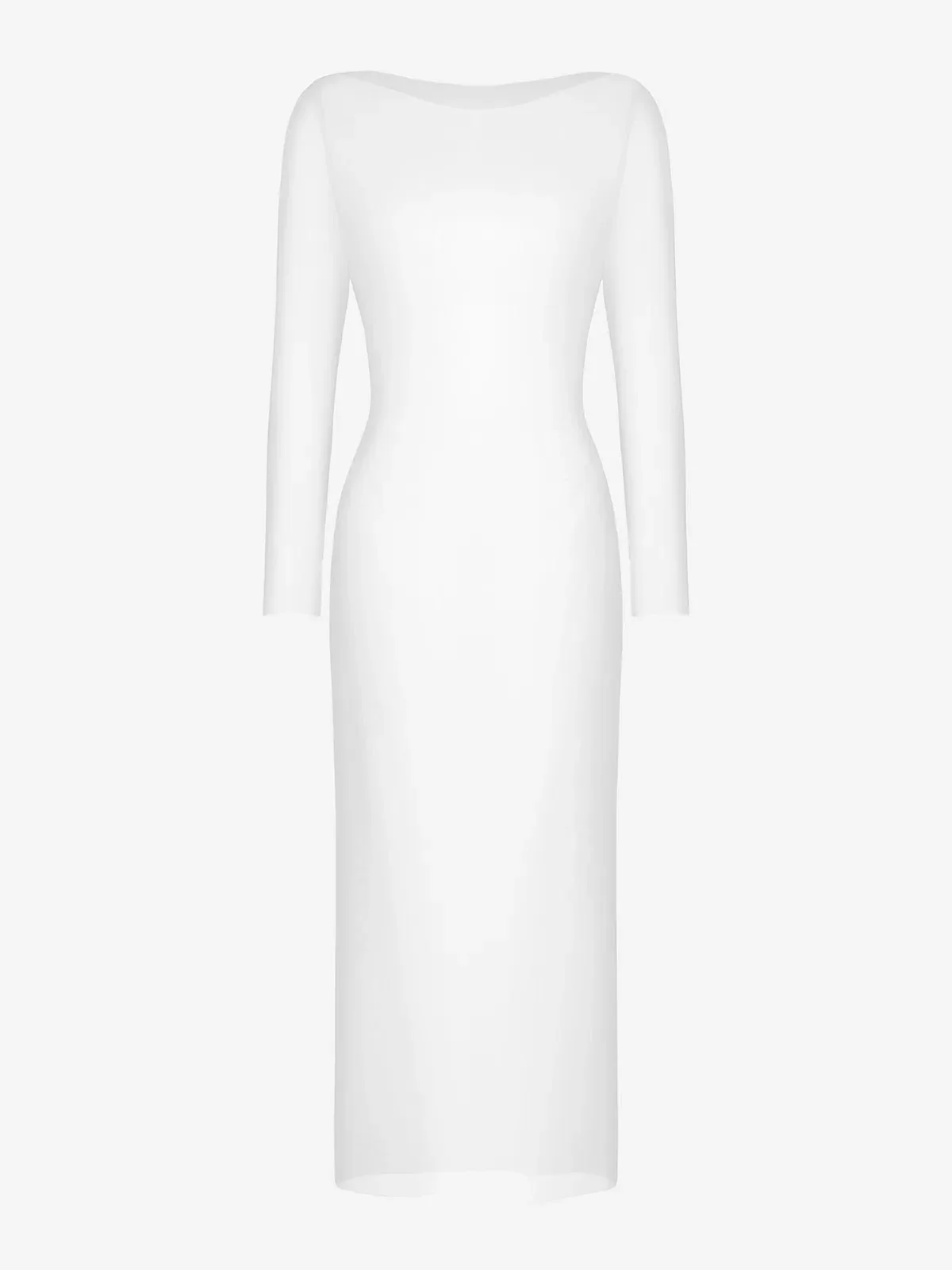Long Sleeve Sheer Mesh Maxi Cover-Up - Image 12