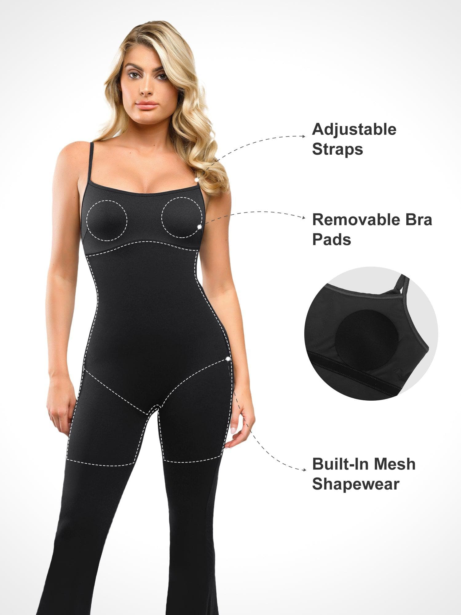 The Shapewear Jumpsuit One Piece Thigh Slimming For Insiders - Image 38