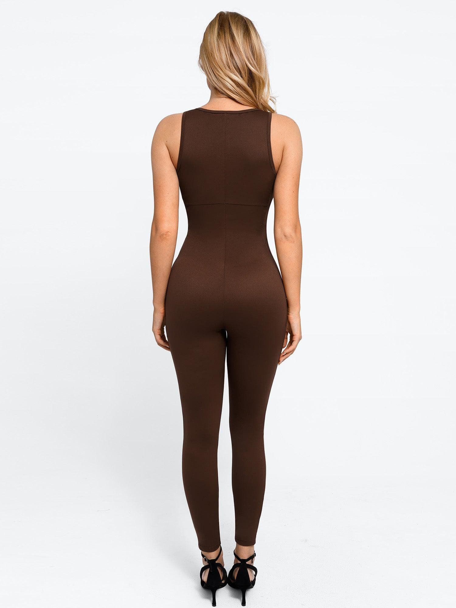 The Shapewear Jumpsuit Sleeveless Shapewear Zip Front For Insiders - Image 15