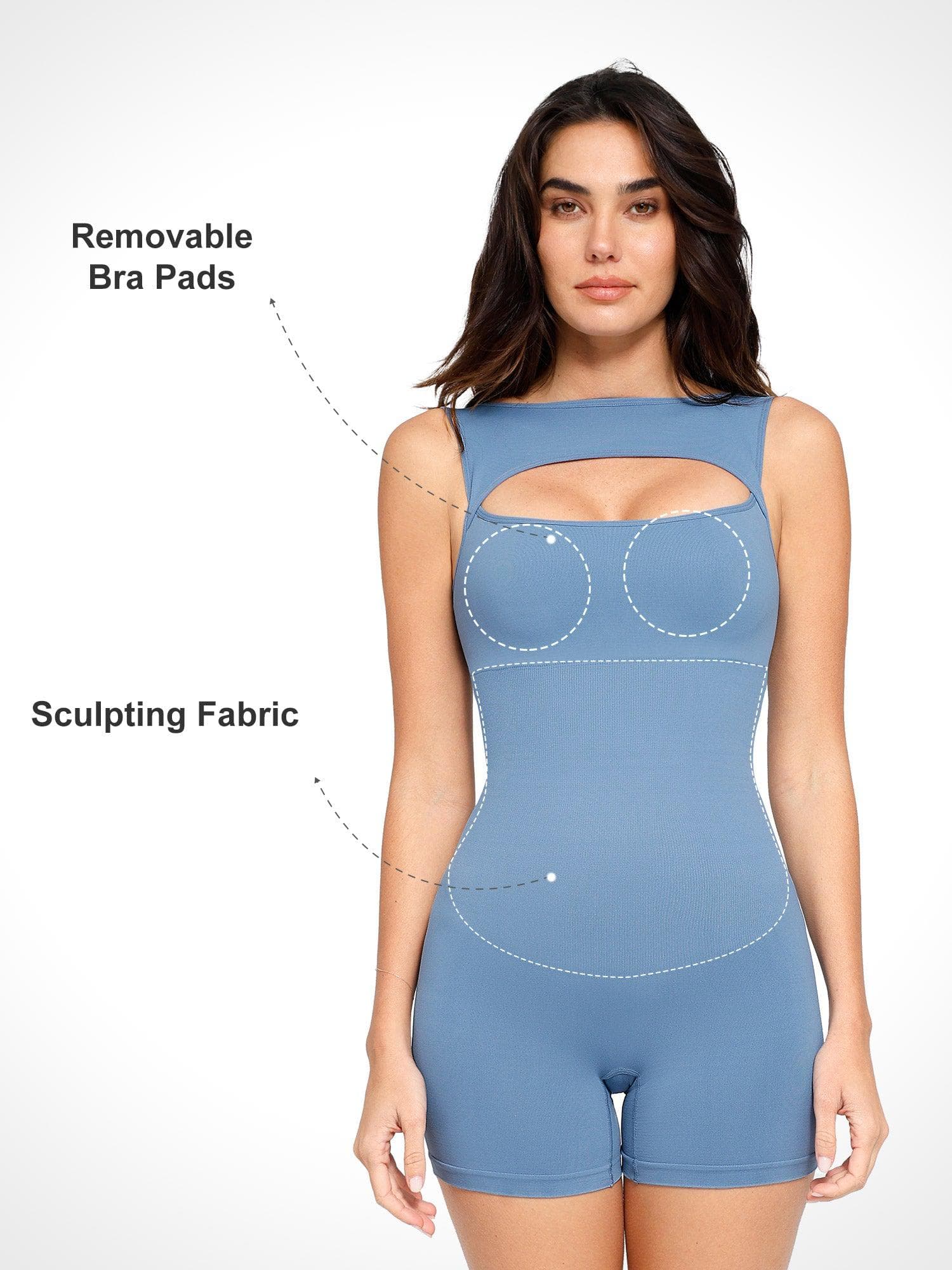 The Shapewear Rompers Tummy Control Sport - Image 42
