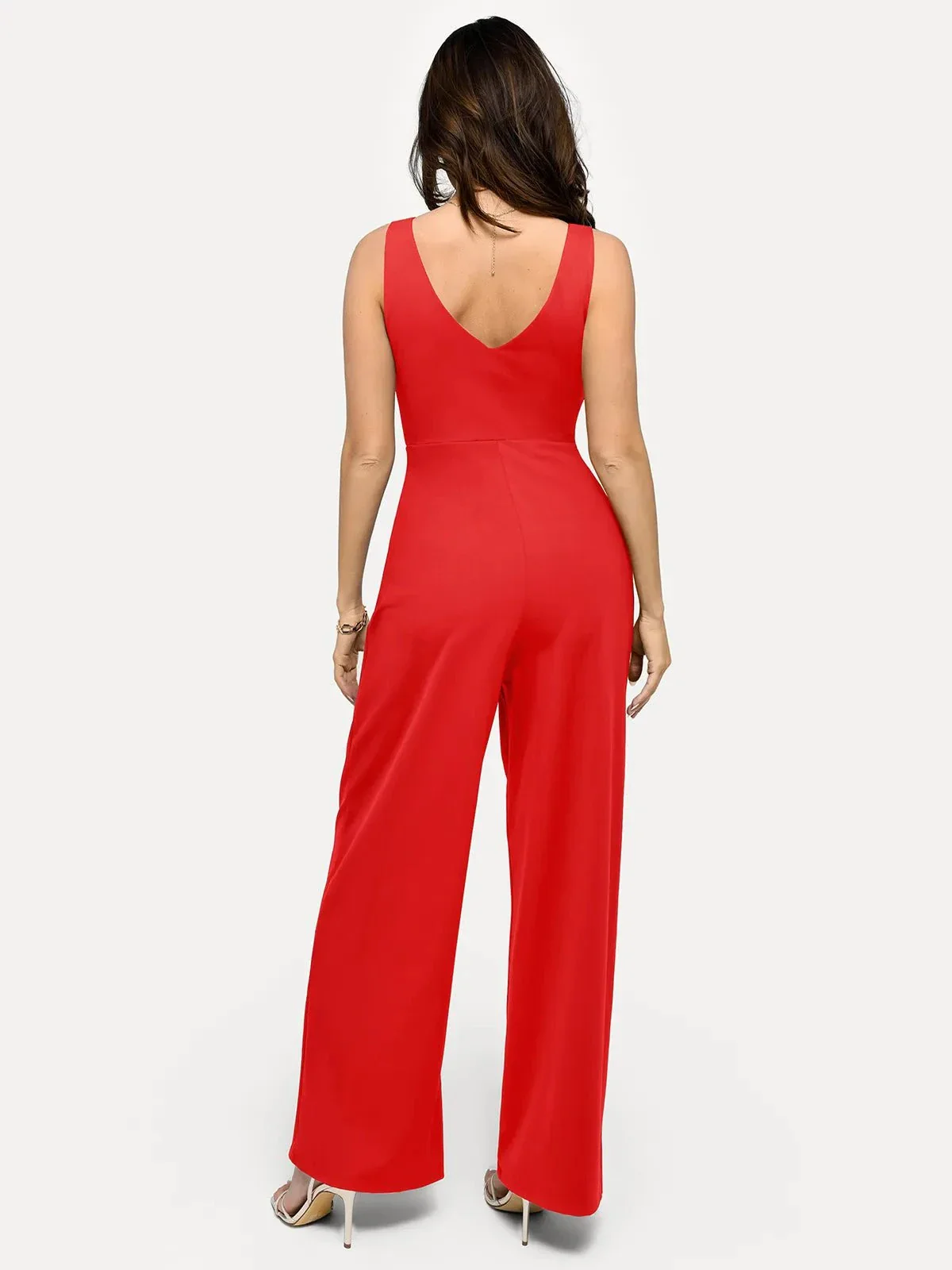 Shapewear Slimming Wide-Leg Jumpsuit - Image 9