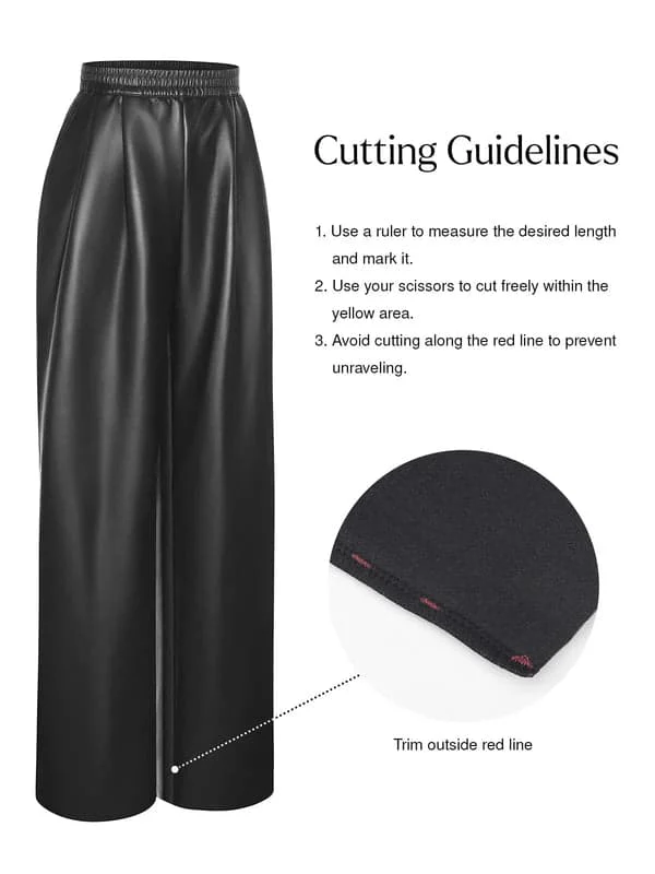 Velvet Wide-Leg Sculpting Trousers - Image 12