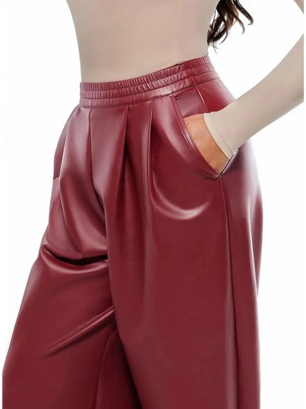 Velvet Wide-Leg Sculpting Trousers - Image 29