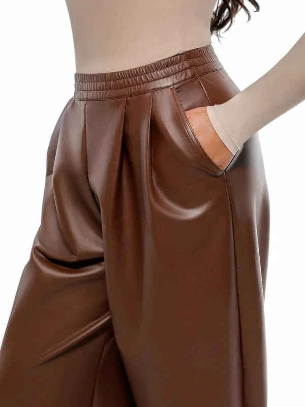 Velvet Wide-Leg Sculpting Trousers - Image 37