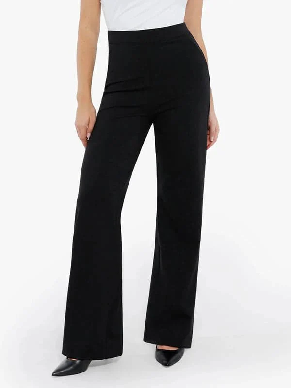 Velvet Wide-Leg Sculpting Trousers - Image 46