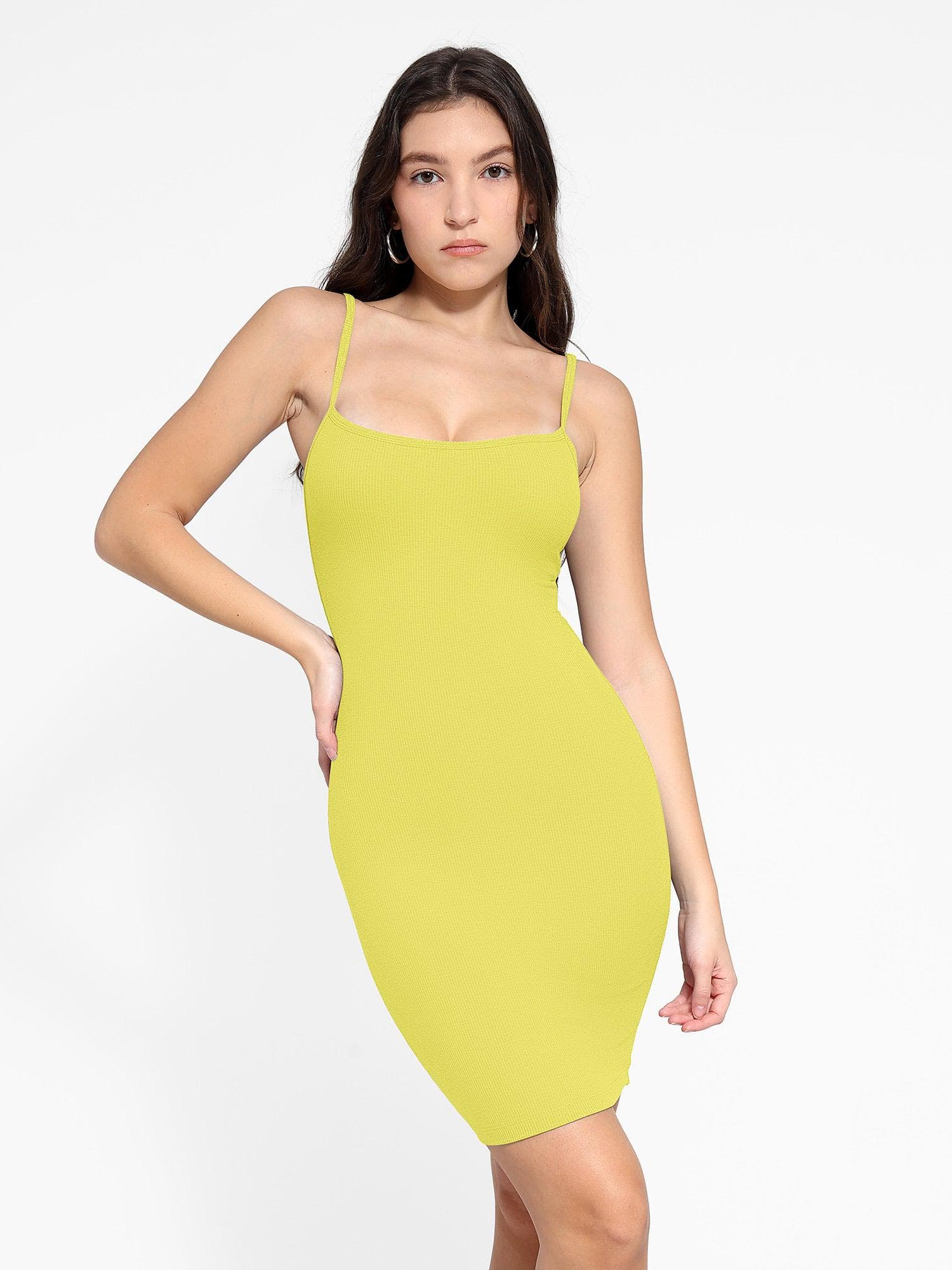 Shapewear Solid Modal Butt Lift Mini Slip Dress - Image 23