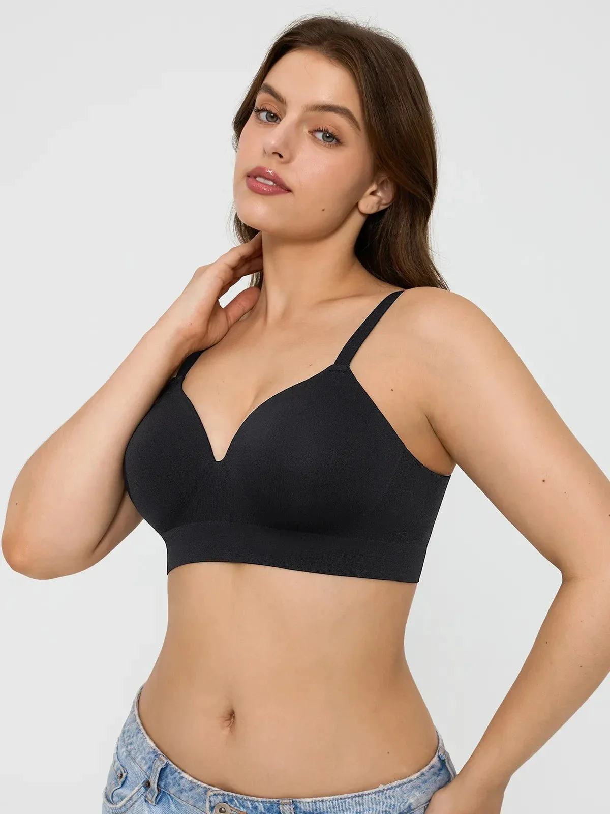 Bundle Save - Seamless Wireless Built-in Cups Comfort Smoothing Bra - Image 25
