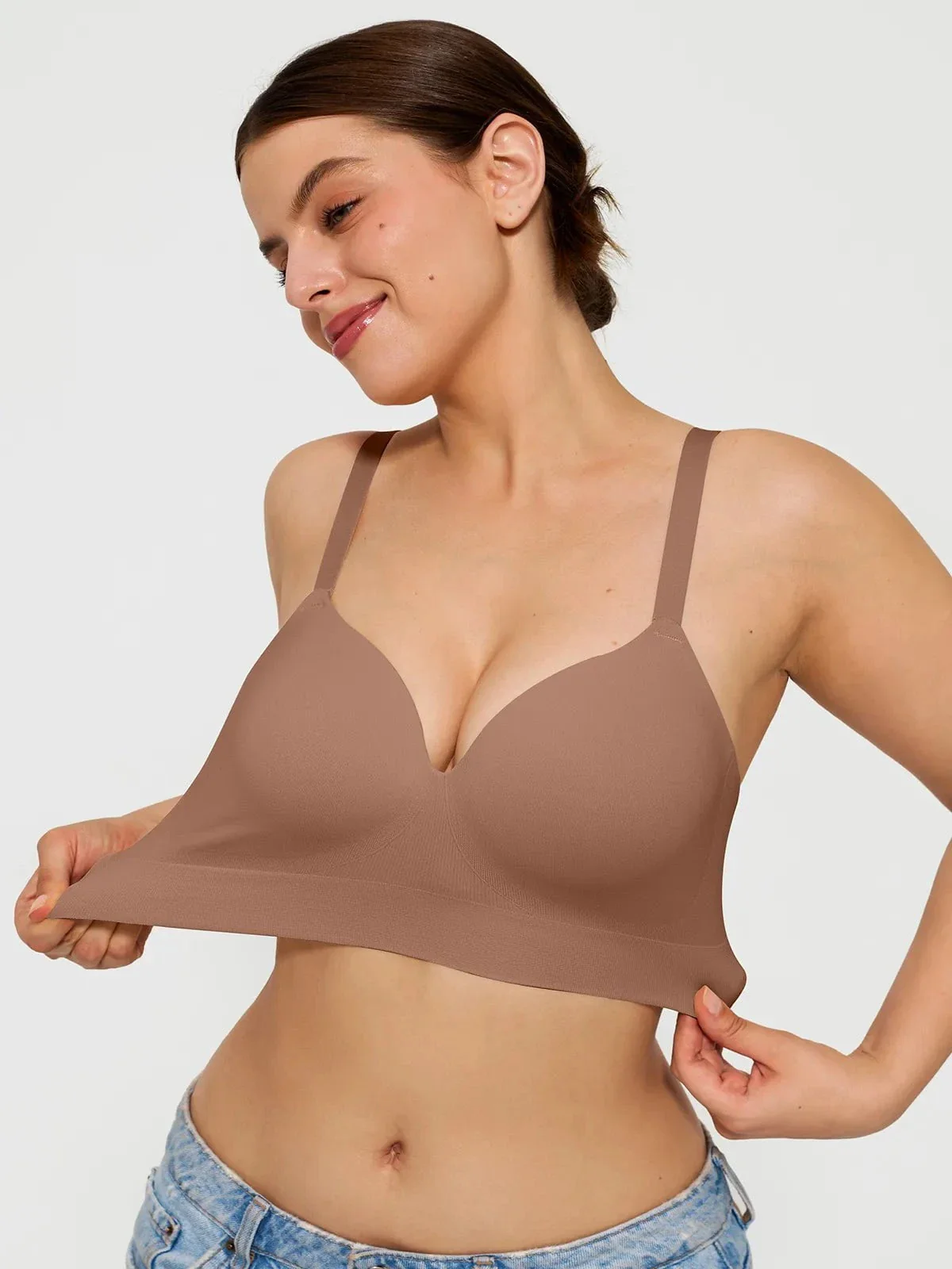 Bundle Save - Seamless Wireless Built-in Cups Comfort Smoothing Bra - Image 22