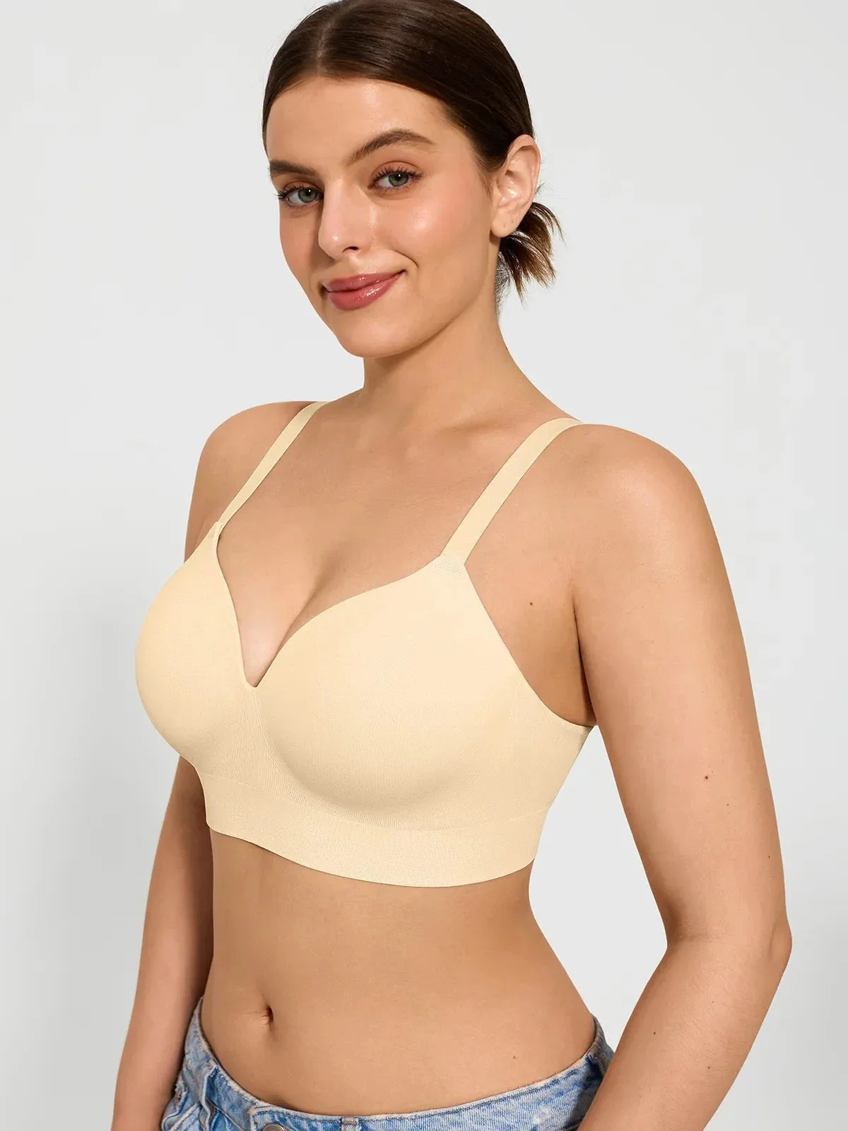 Bundle Save - Seamless Wireless Built-in Cups Comfort Smoothing Bra - Image 10