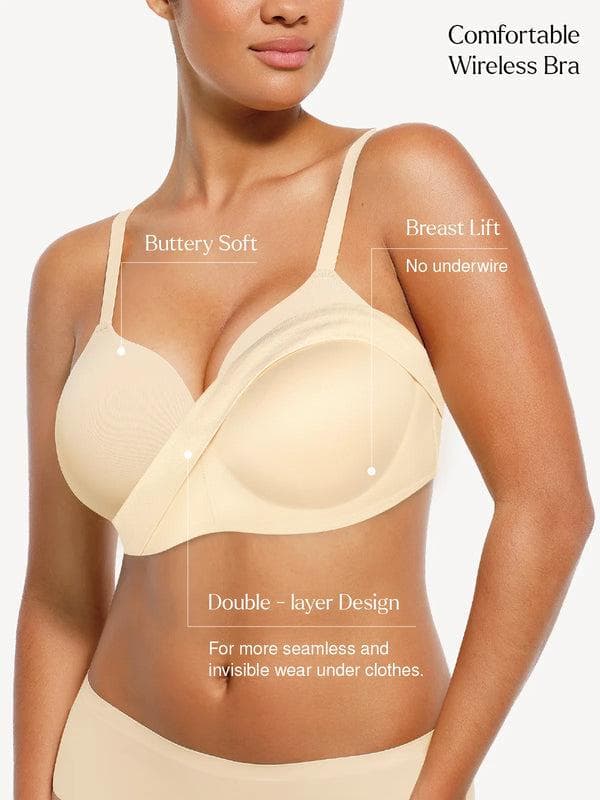 Bundle Save - Seamless Wireless Built-in Cups Comfort Smoothing Bra - Image 15