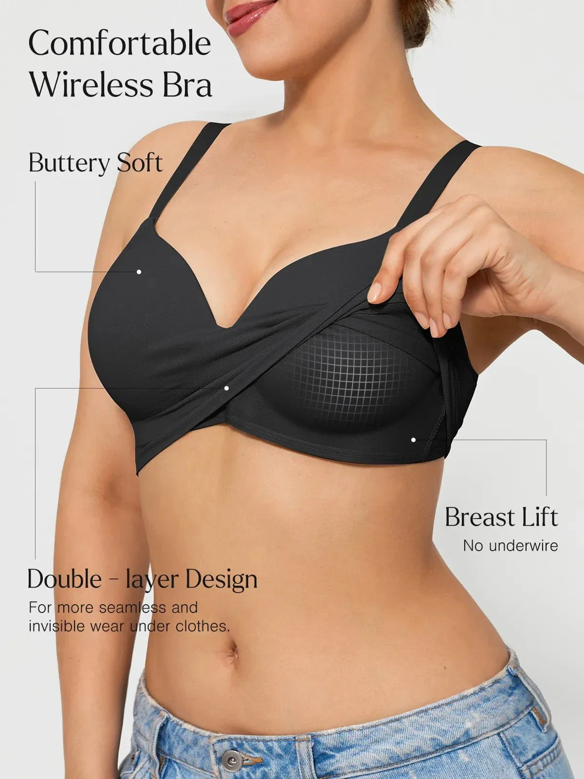ContourLift™ Seamless Wireless Shaping Push Up Bra - Image 4